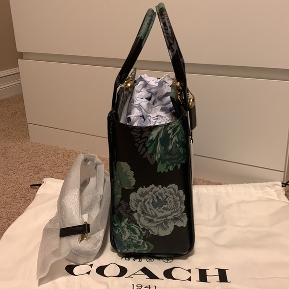 SOLD! Coach Troupe Tote With Kaffe Fassett Print - Picture 6 of 7